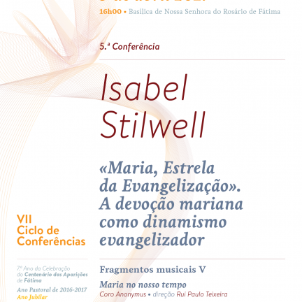 Jornalista Isabel Stilwell encerra ciclo de conferências de temática mariana no ano de Centenário